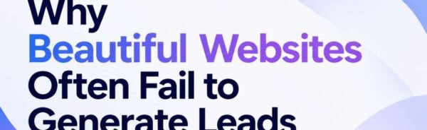 Why Beautiful Websites Often Fail to Generate Leads