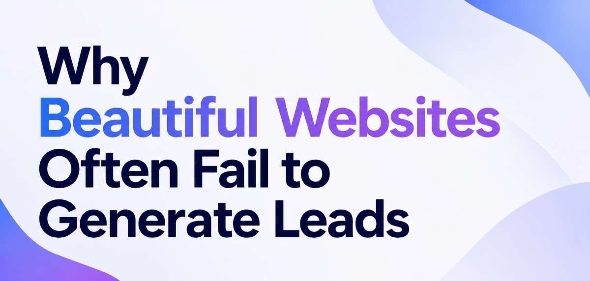 Why Beautiful Websites Often Fail to Generate Leads