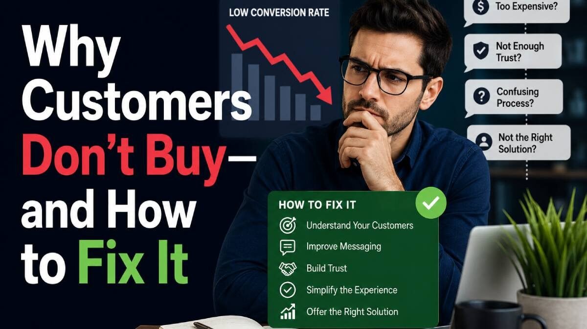 Why Customers Don’t Buy—and How to Fix It